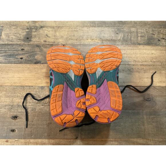 ASICS GT-2000 9 Women’s Size 10 Running Shoes Black Teal Purple Used - Picture 7 of 9